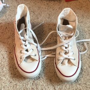 White converse high top